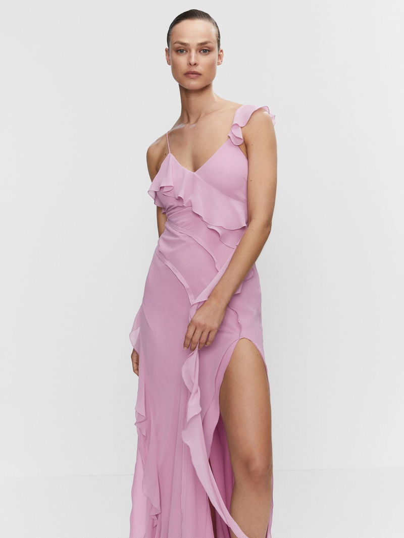 MANGO Nora Ruffle Maxi Dress | endource MANGO Nora Ruffle Maxi Dress | endource