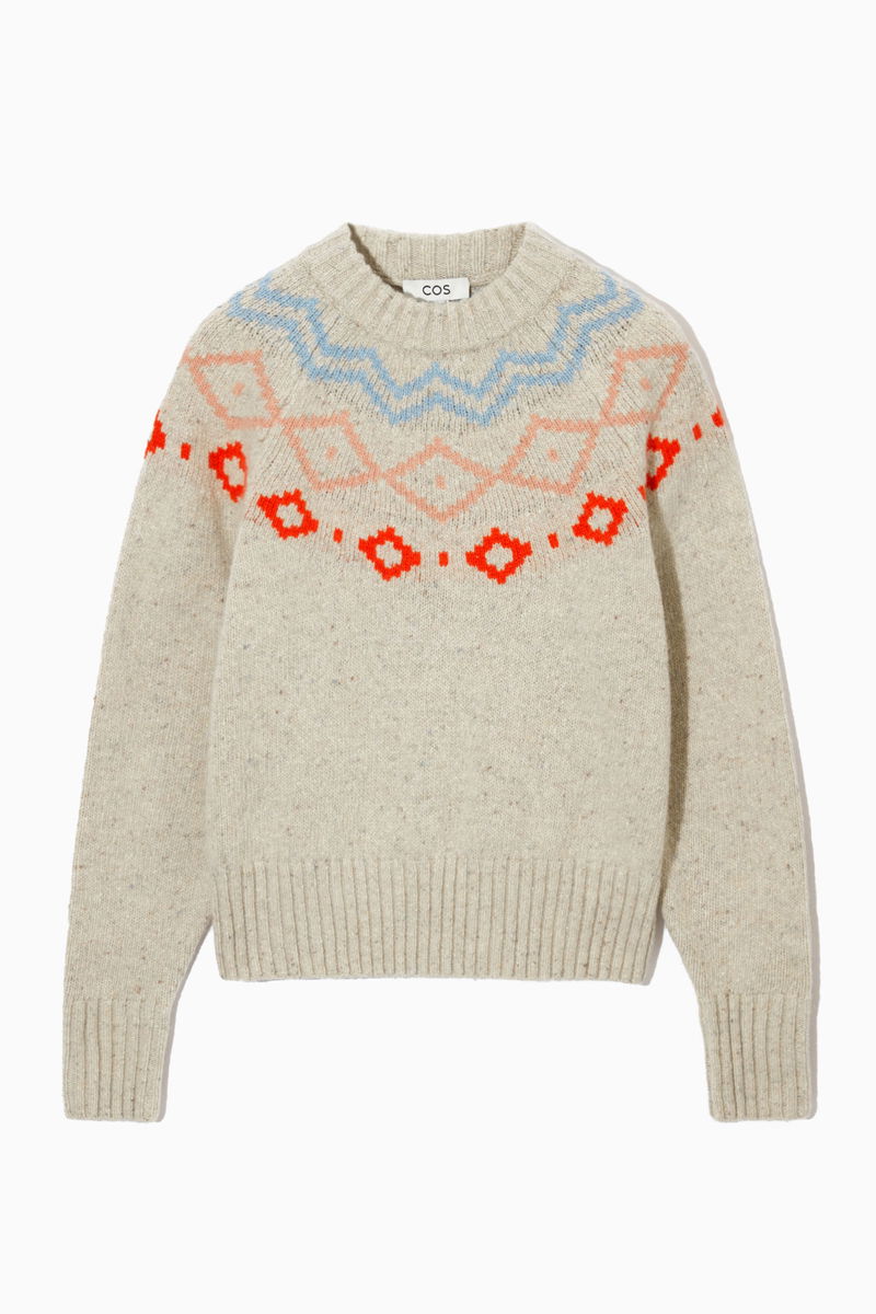COS Fair Isle Merino Wool Jumper endource