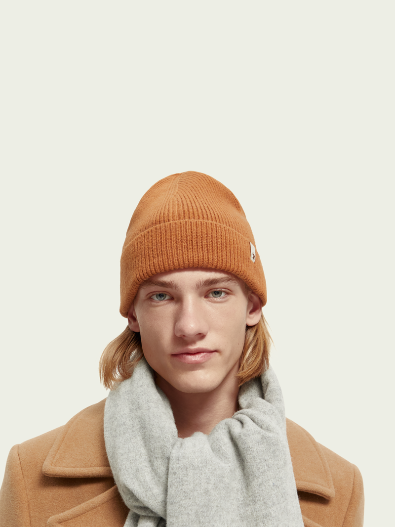 SCOTCH & SODA Unisex Rib Knit Beanie | endource display picture 1