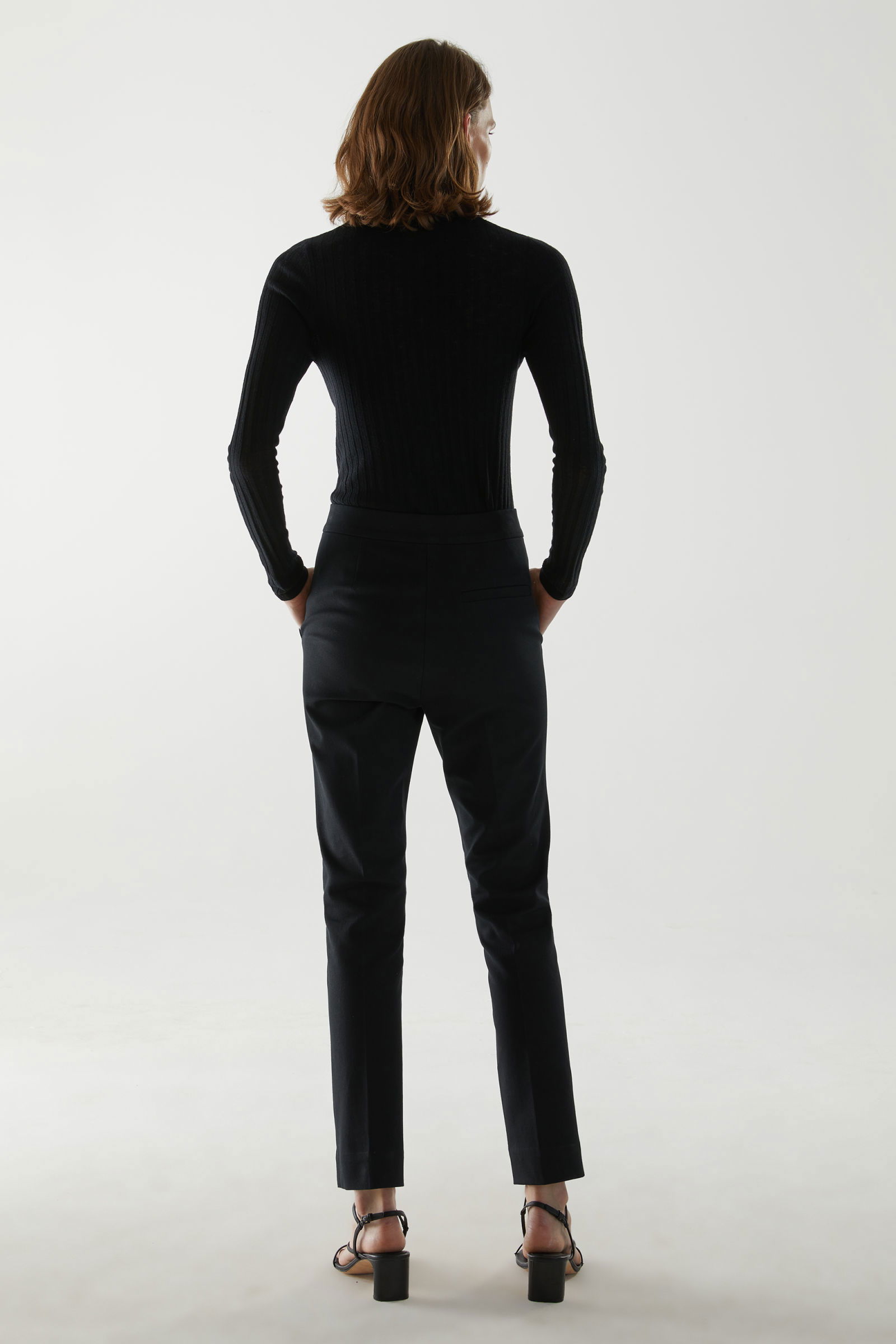 cos cigarette trousers COS Organic Cotton Cigarette Trousers