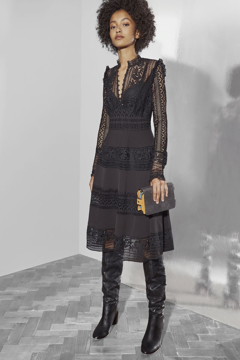 FRENCH CONNECTION Orabelle Flared Lace Dress | Endource