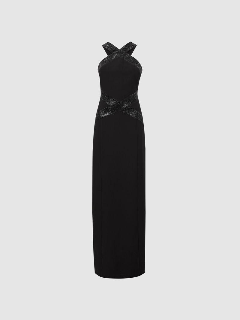ladies fall maxi dresses Plus Size Autumn Queen Chiffon Maxi Dress 3