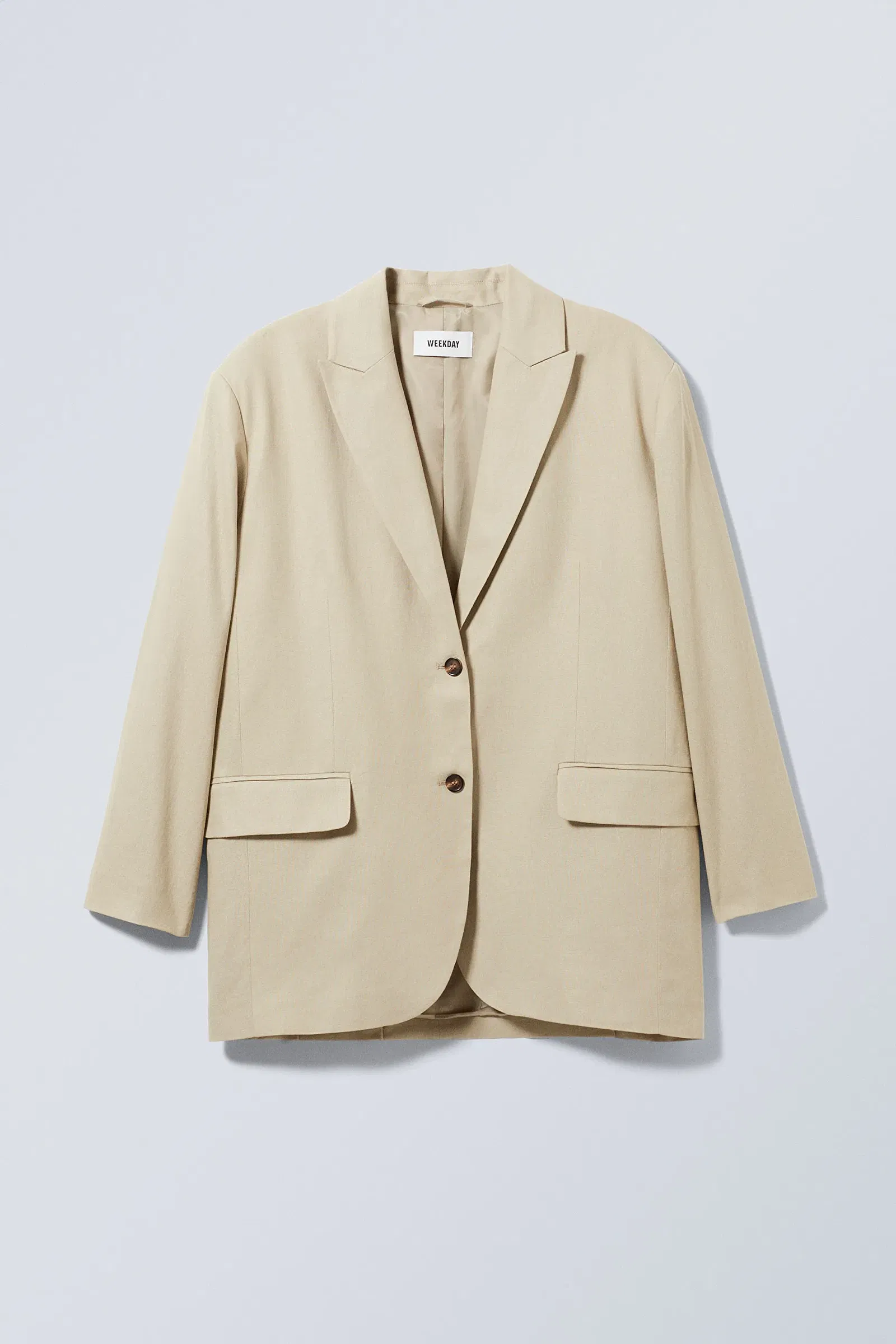 Oversized Chia Linen Blazer