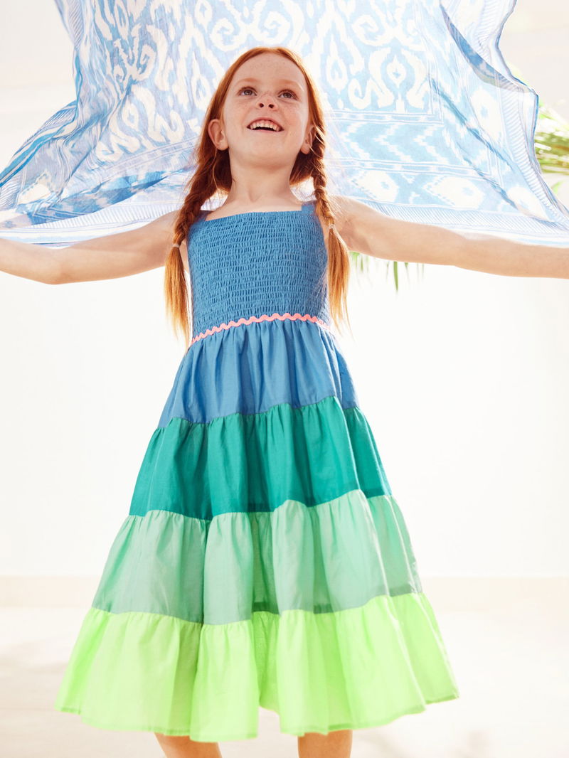 monsoon beach dress Buy Monsoon Green Elma V-Neck Moroccon Tiles Print Cropped Sleeve Midi Beach Dress from Next USA