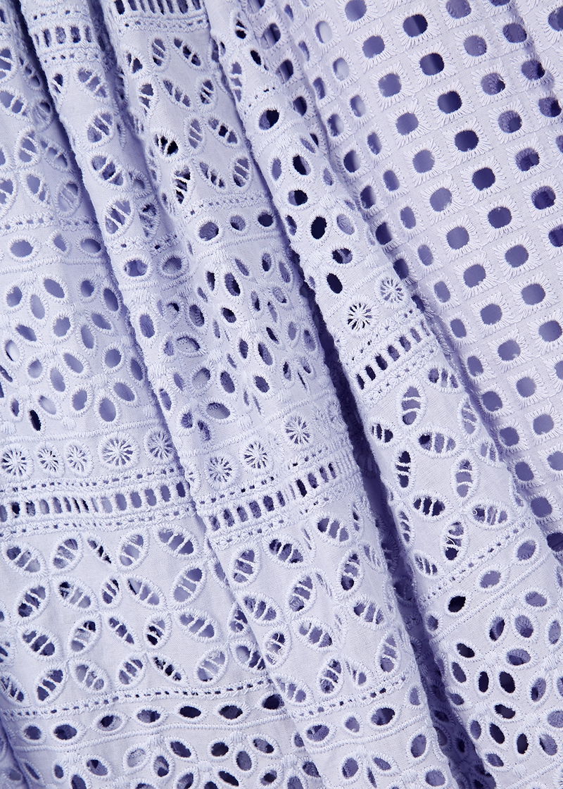 lilac cotton broderie anglaise midi dress 73% off SELF-PORTRAIT tailored from broderie anglaise no-returns:2026-07-30_2026-07-30 Size:3XL petite Maternity dresses Corset Oh Polly Vinyl