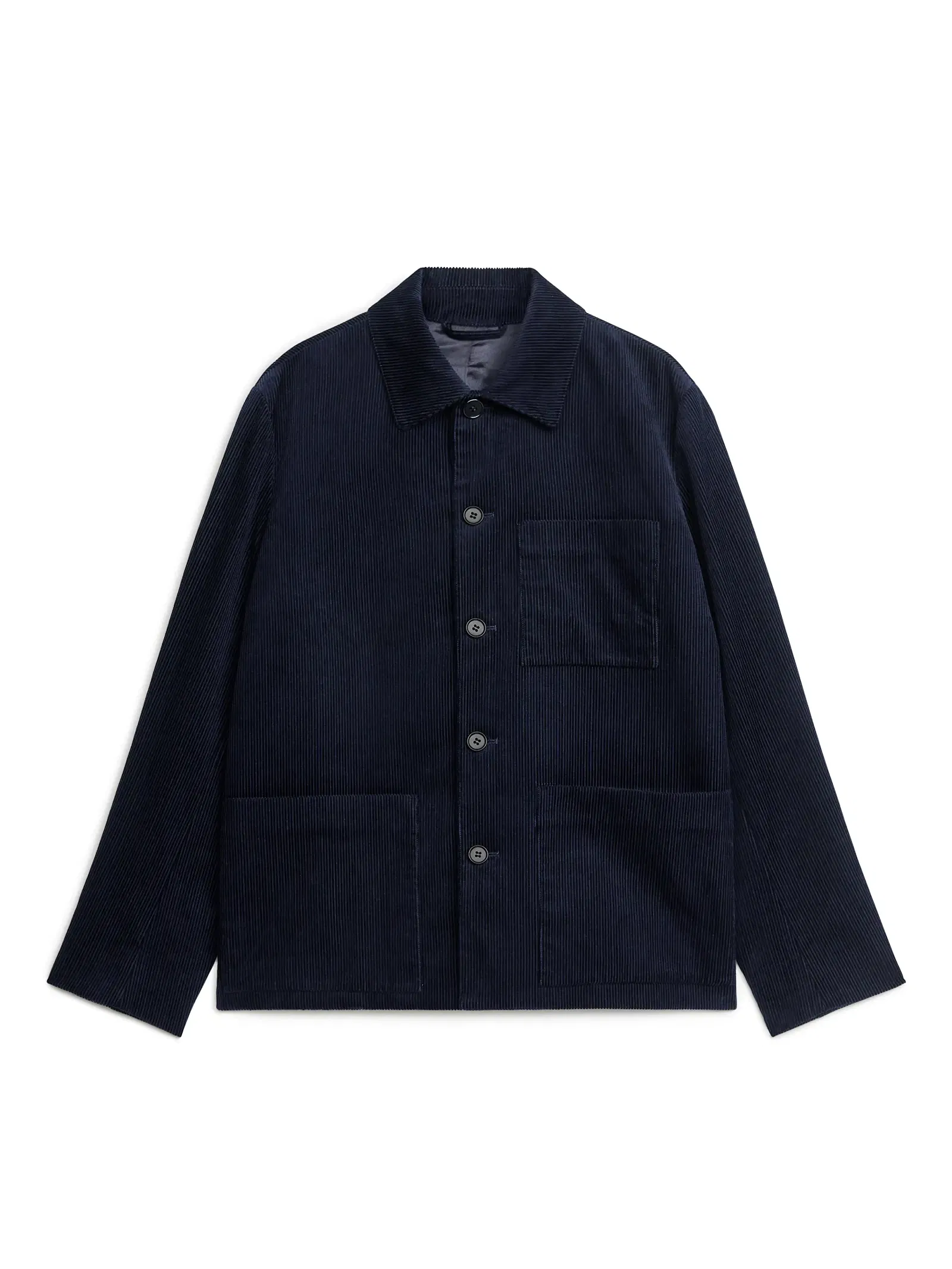 ARKET Corduroy Jacket in Dark Blue | Endource