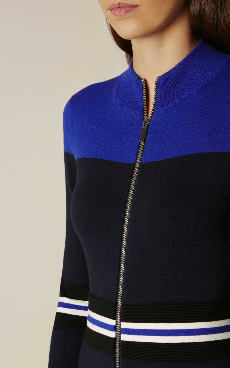 KAREN MILLEN Sporty Stripe Knit Dress | endource