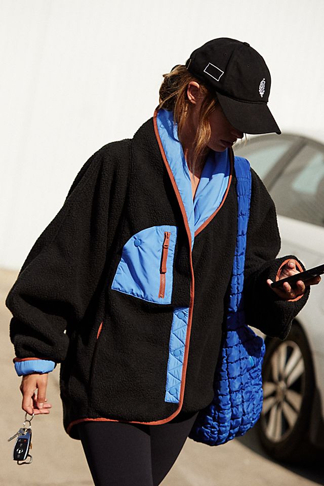 Slopes Printed Free People Hit The Slopes Fleece Jacket FP