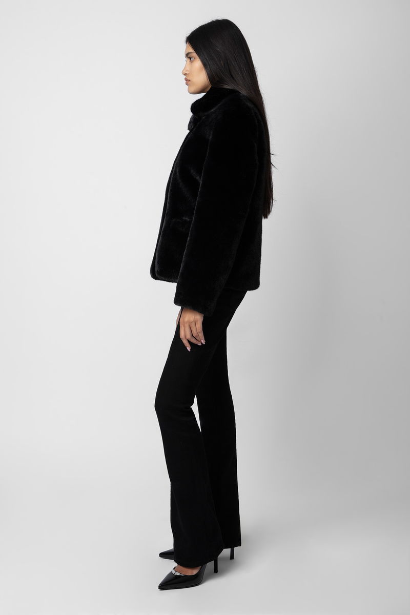 ZADIG & VOLTAIRE Freeze Coat in Black | endource