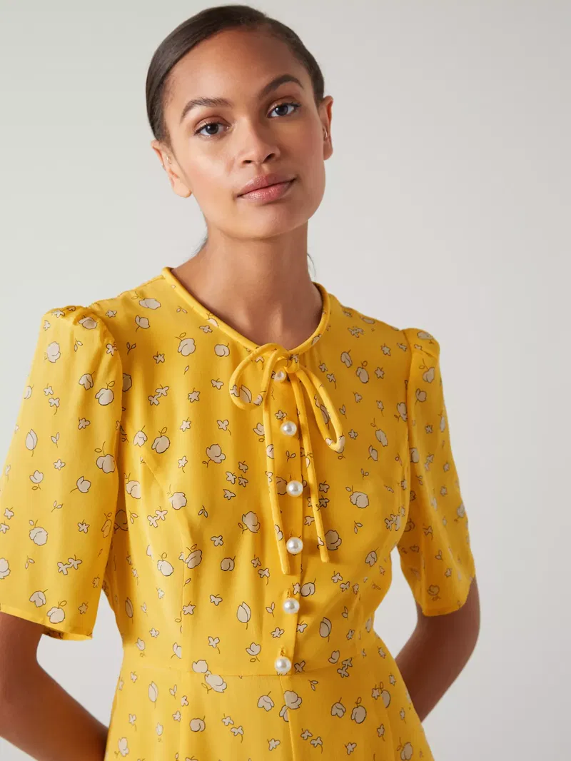 lk bennett montana silk dress Montana A-Line Silk Dress (Women)