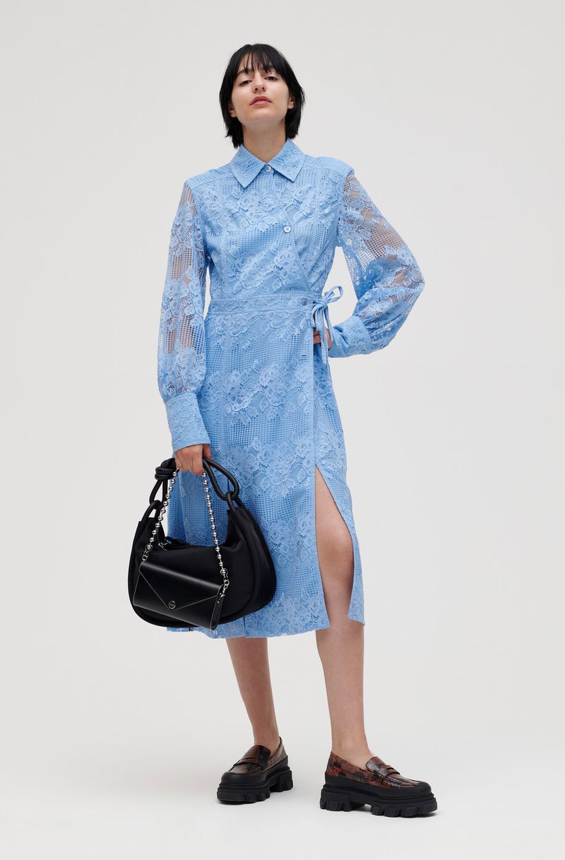 GANNI Lace Midi Dress | endource