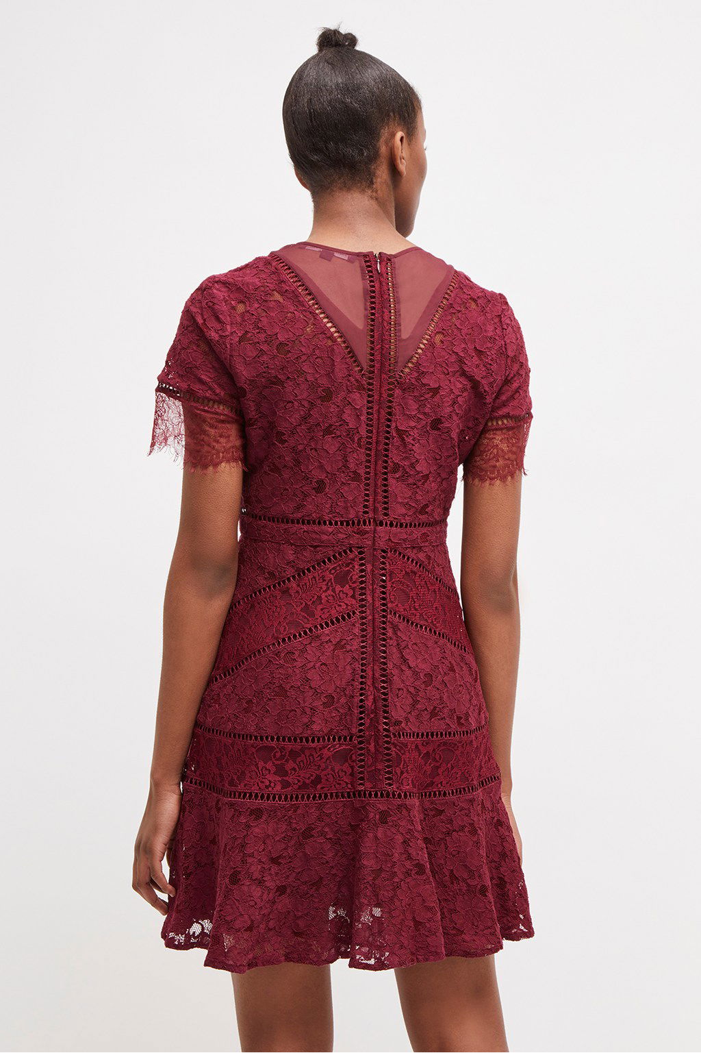 FRENCH CONNECTION Chante Lace Mix Dress | endource