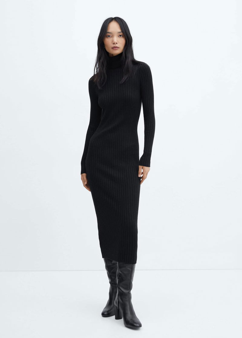knee length dresses for ladies Fitted Midi Dress Red