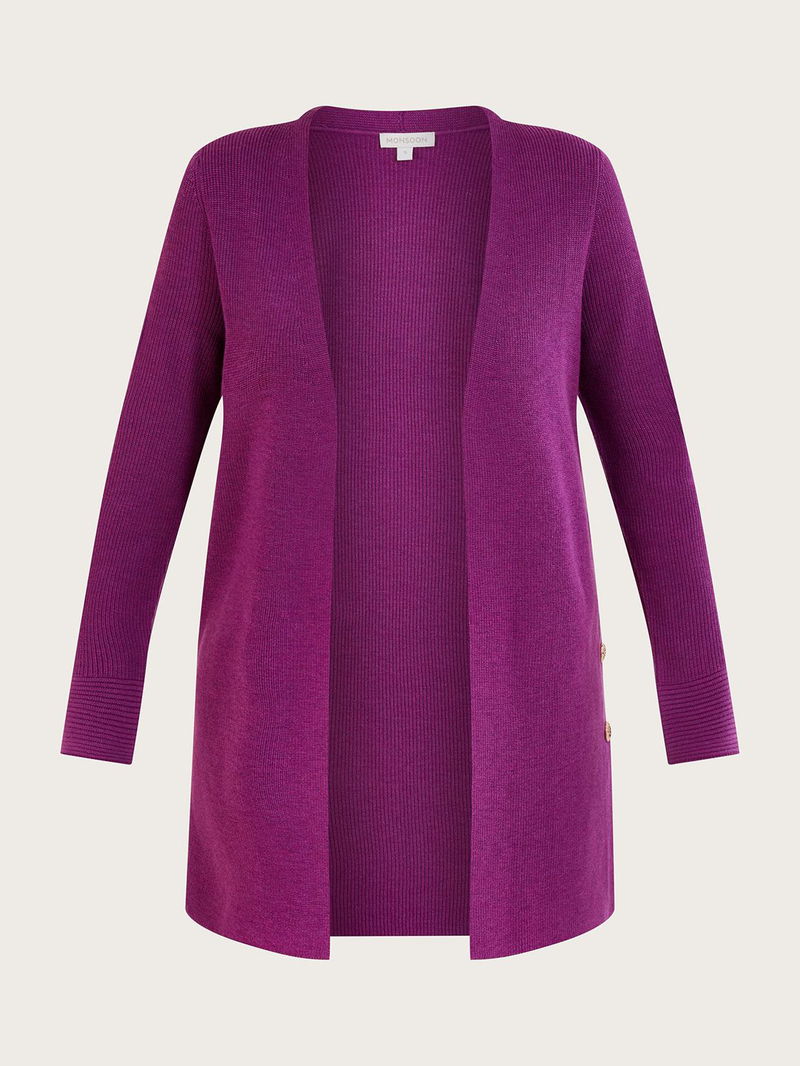 Monsoon Rib Longline Edge To Edge Cardigan endource