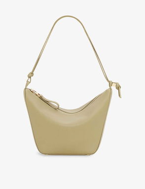 Loewe Womens Tan Hammock Brand-debossed Leather Shoulder bag - ShopStyle