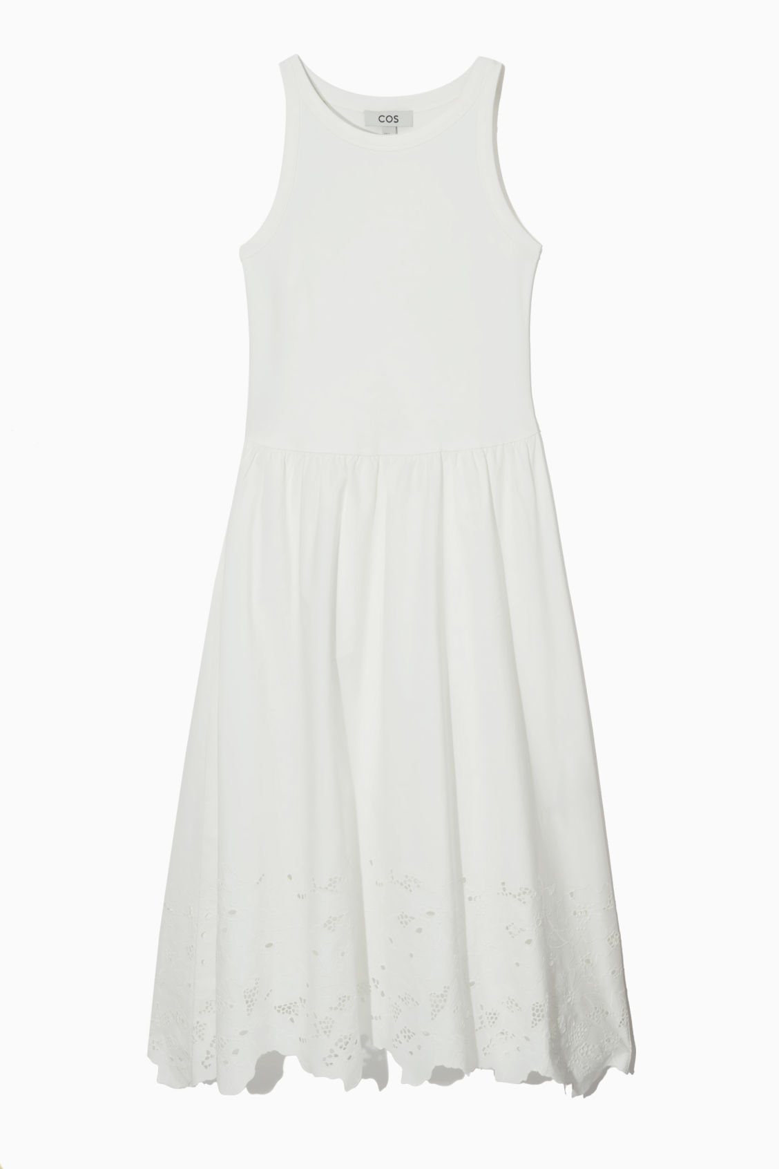 PS Juno Midi Dress in Broderie Anglaise