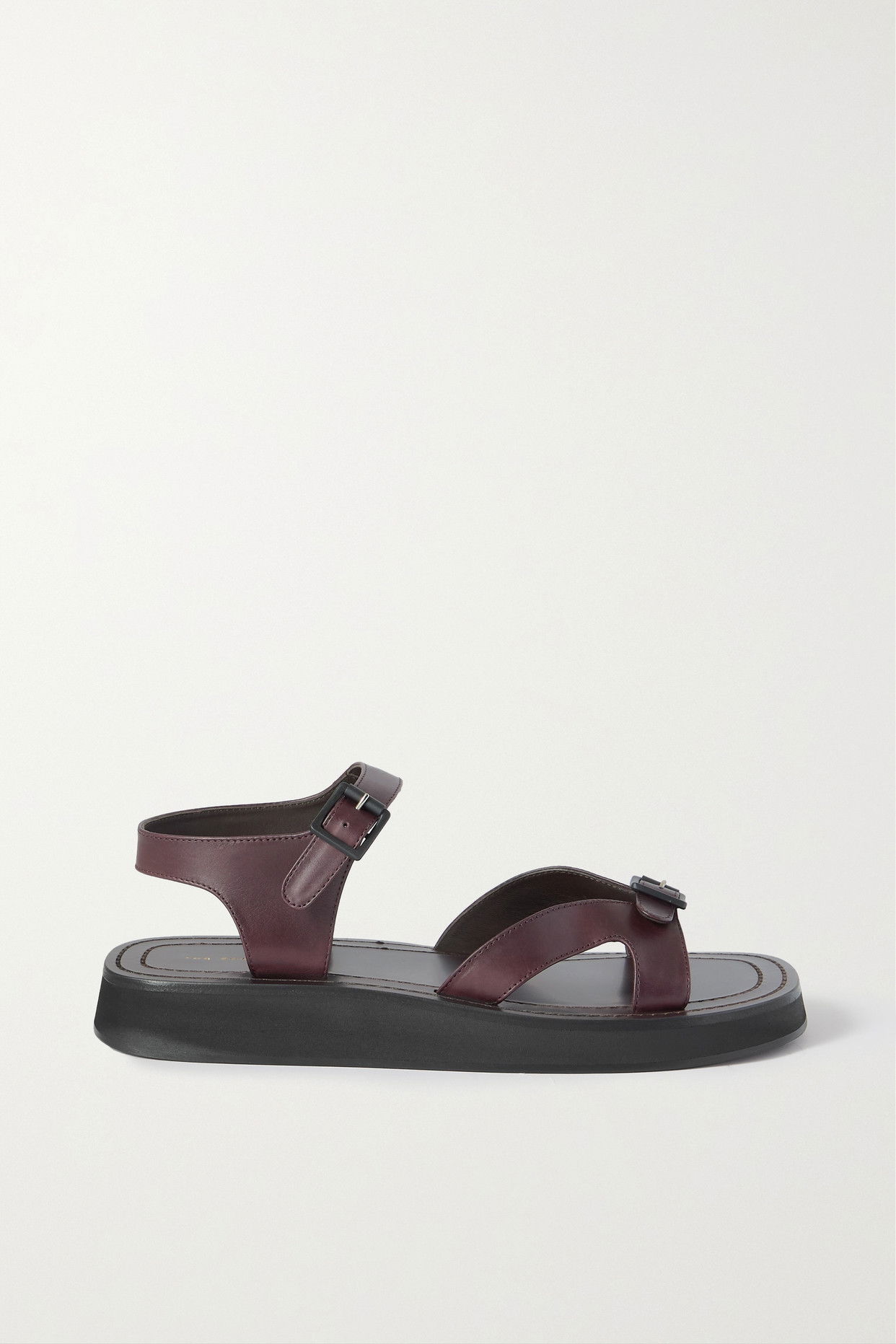 THE ROW Geri Leather Sandals | endource