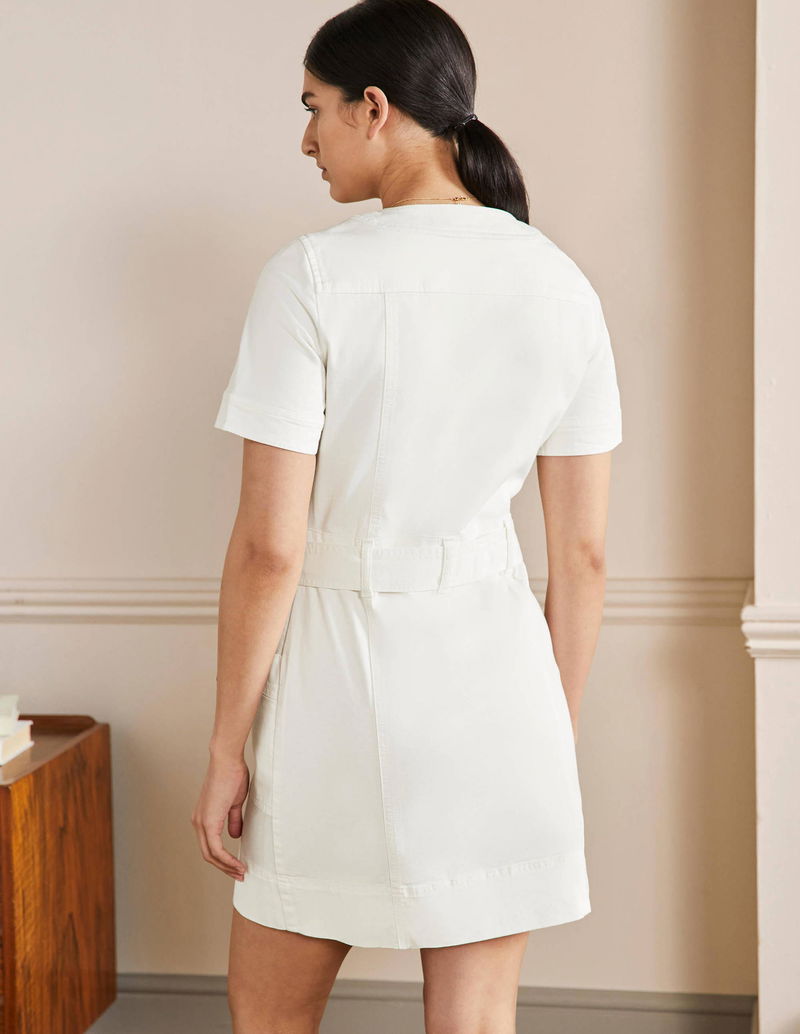 sachin and babi light blue dress BODEN Casual Stitch Detail Dress