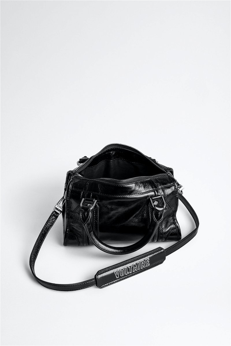 Zadig & Voltaire XS SUNNY VINTAGE PATENT - Across body bag - noir/black 