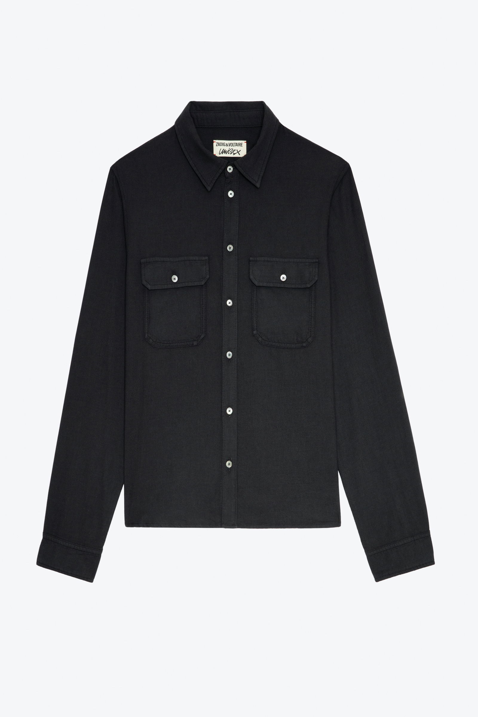 ZADIG & VOLTAIRE Stan Shirt in Anthracite | Endource