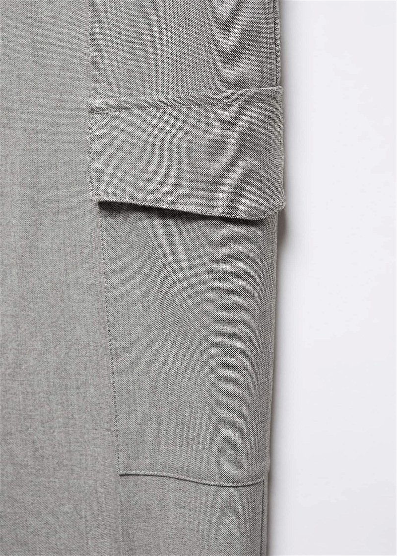 Suit trousers with side pockets