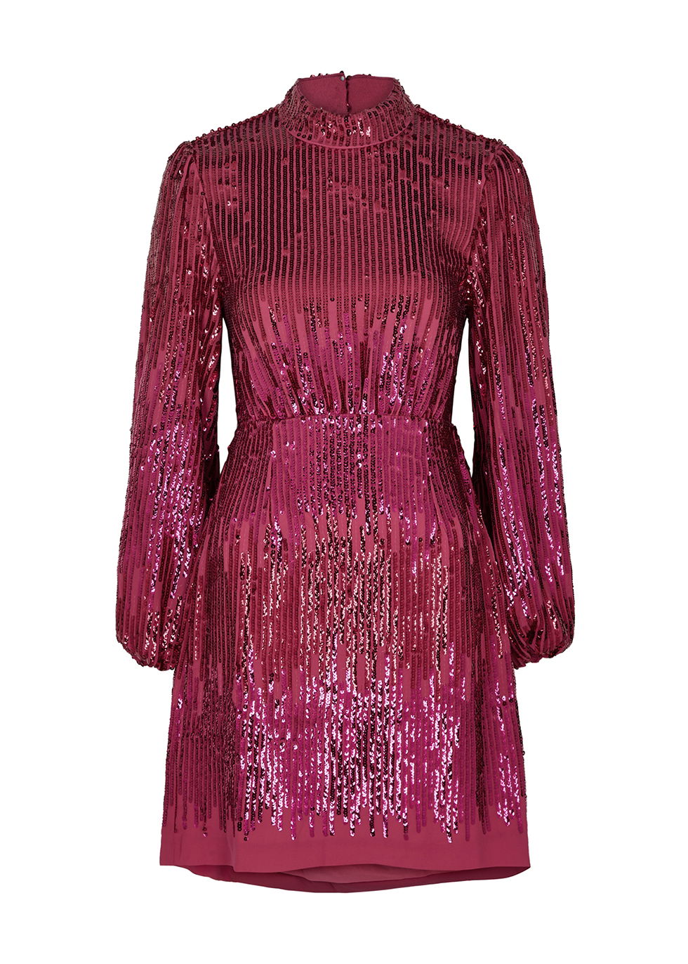 rixo pink sequin dress Corrine Star Sequin Midi Dress