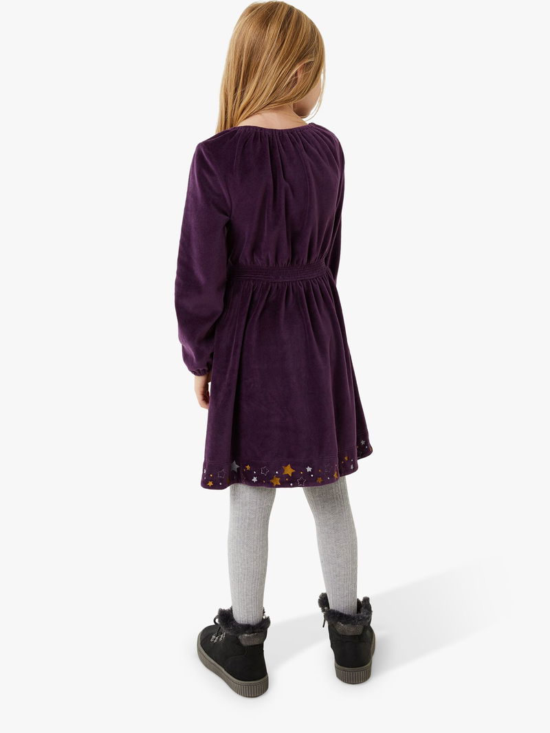 fat face purple dress Marlowe Purple Gathered Sleeve Printed Maxi Dress