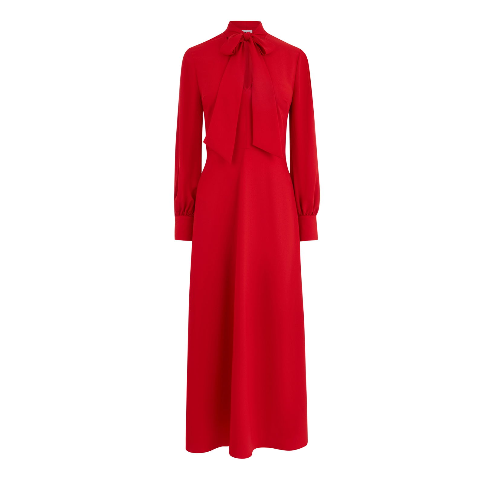 WAREHOUSE Pussybow Midi Dress | endource