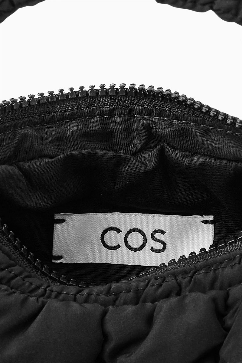 COS Quilted Micro Bag in BLACK