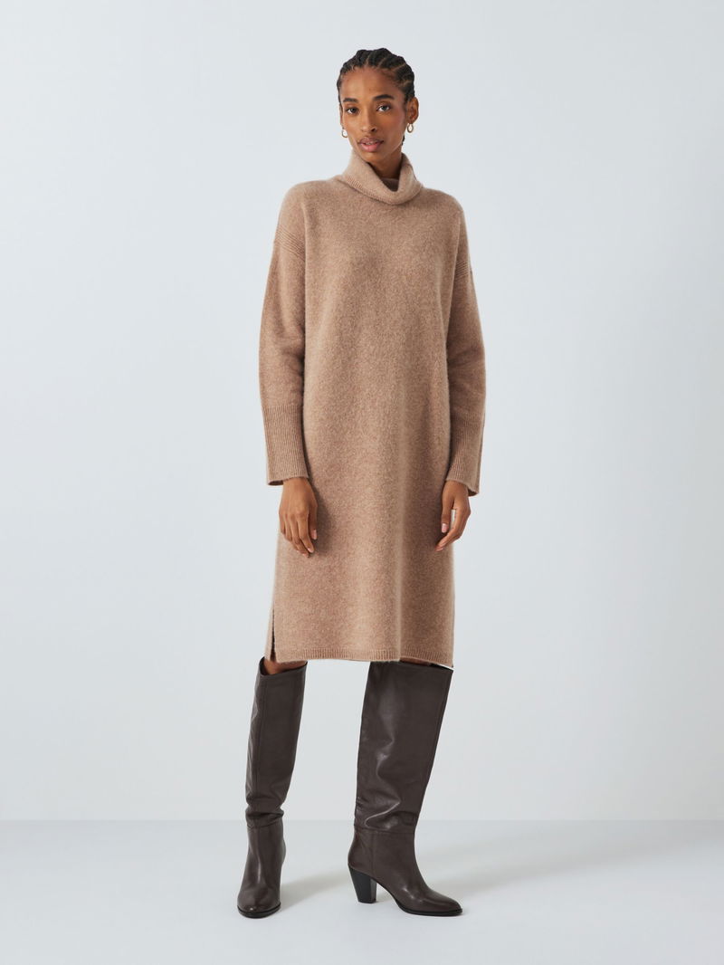 JOHN LEWIS Cashmere Turtle Neck Dress endource