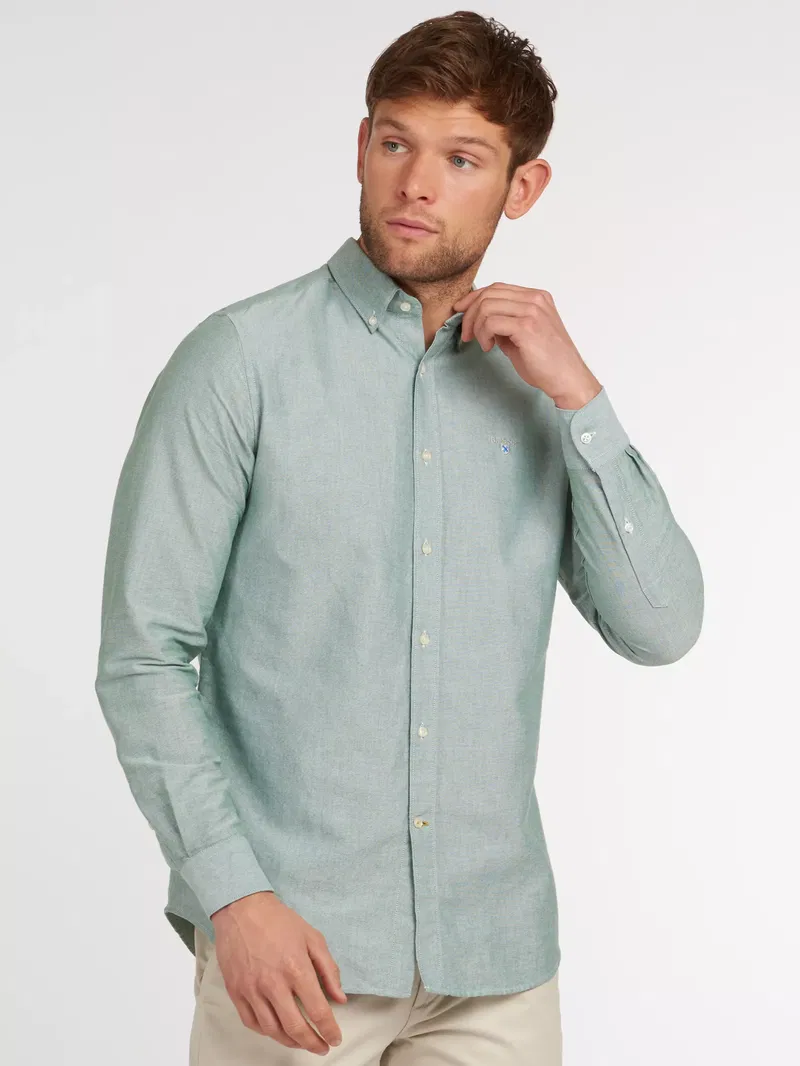 BARBOUR Oxford Tailored Fit Plain Cotton Shirt endource