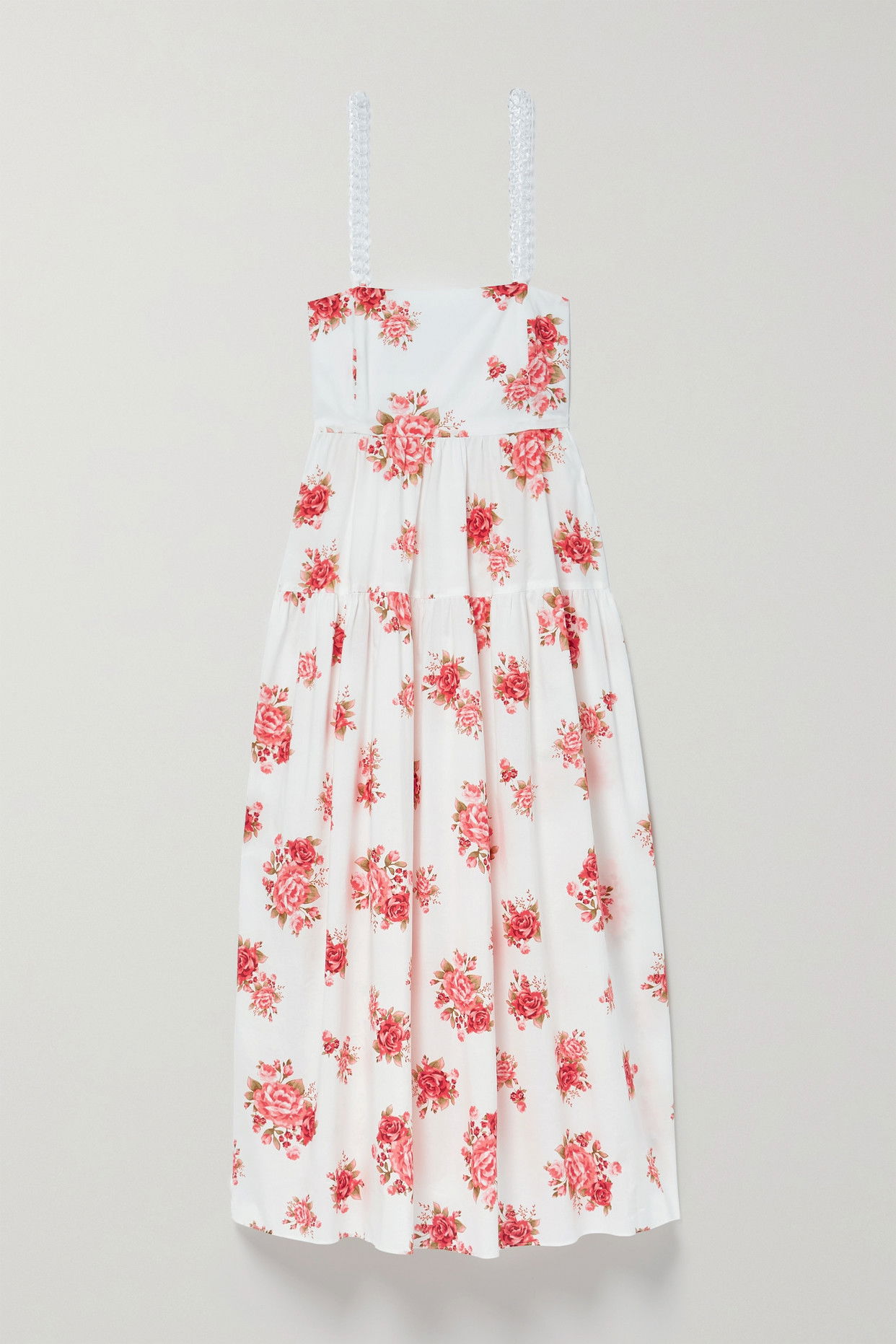 FLORAL REVERIE WOVEN MIDI DRESS main image 1