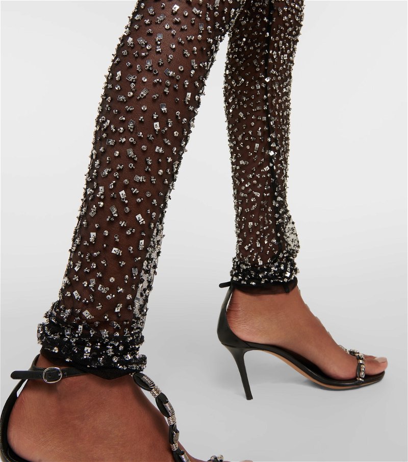 Tanael Crystal-Embellished Leggings
