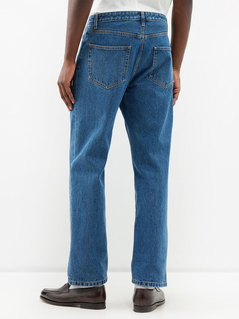 THE ROW Morton Relaxed-Fit Jeans in Blue | Endource