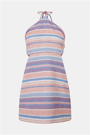 FAITHFULL THE BRAND  Almero Cut-Out Linen Mini Dress