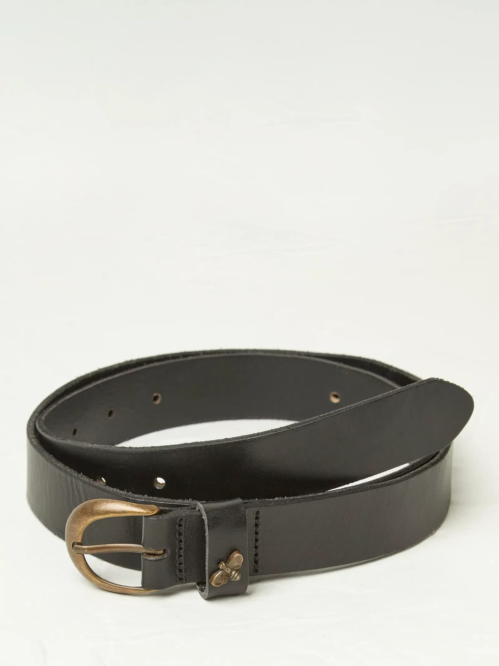FATFACE Bee Stud Leather Belt endource