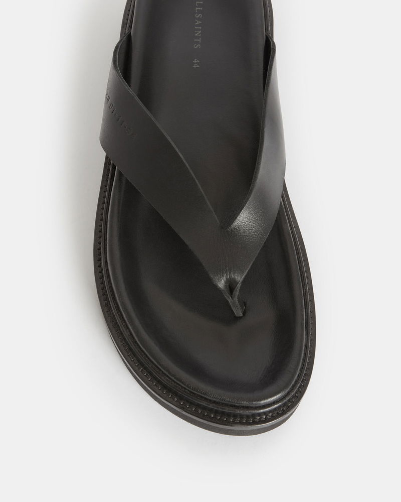 ALLSAINTS Rio Sandals in Black | Endource