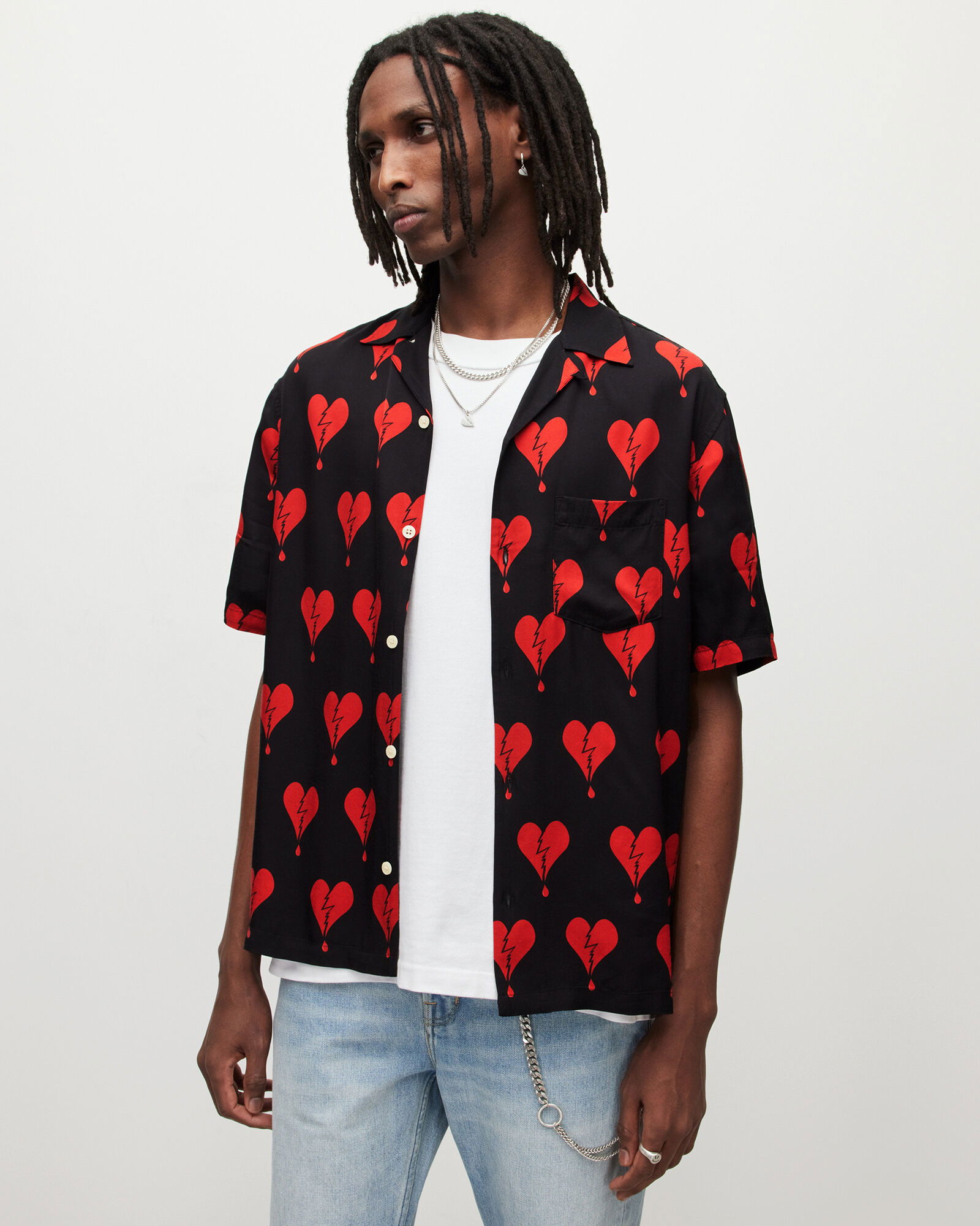 Tinta Marin26 Heart Print Shirt Multi Marin26