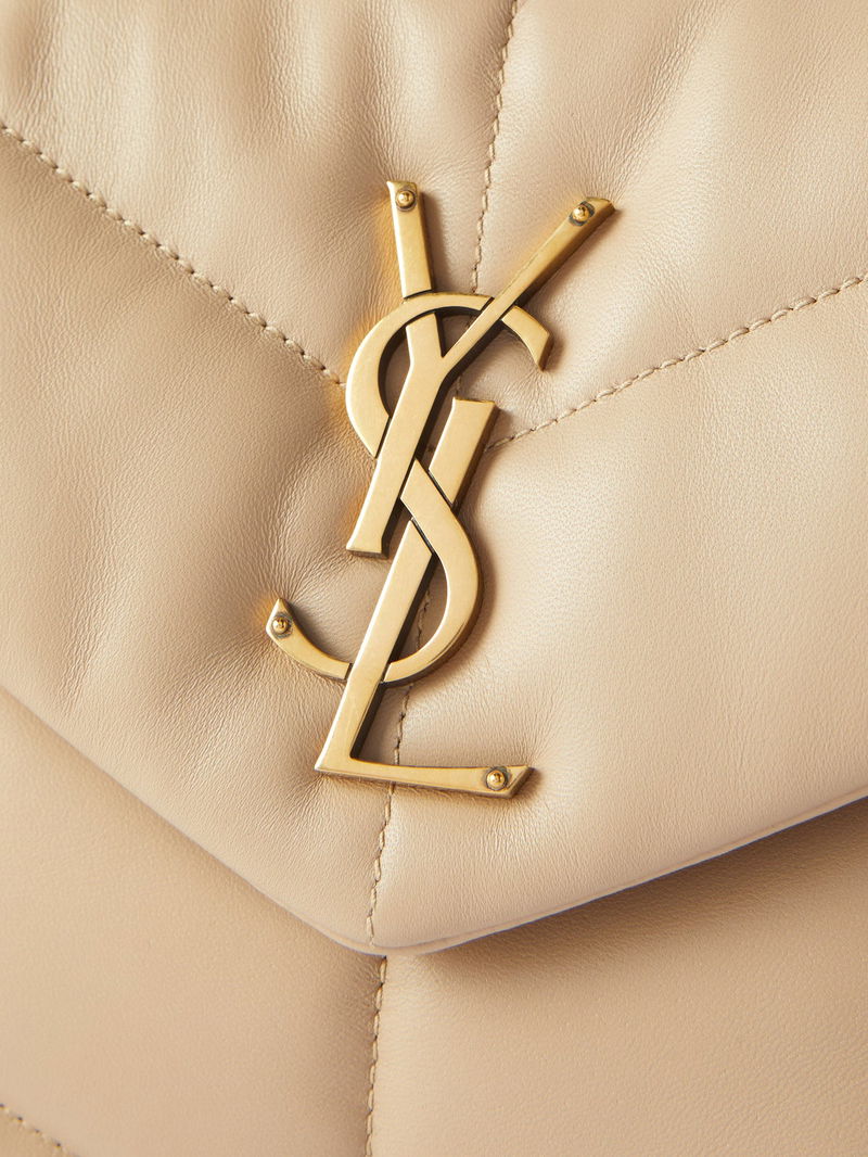 SAINT LAURENT Loulou Puffer Small Leather Shoulder Bag endource