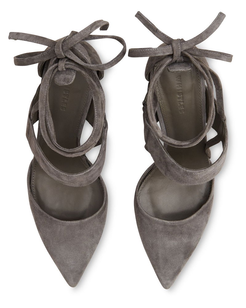 WHISTLES Azara Ankle Tie Point Shoe | endource display picture 1