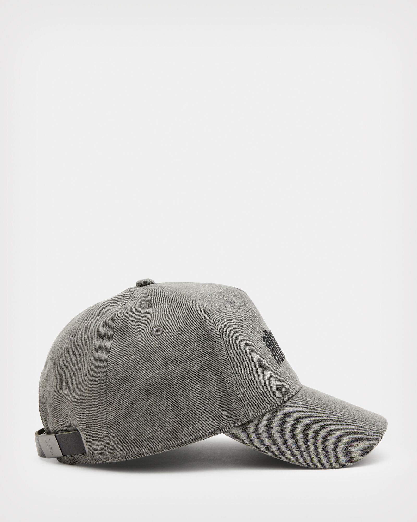 All Saints Taupe Gray Logo Baseball Cap AllSaints Tierra Embroidered Logo Baseball Cap in Gray for  main image 4