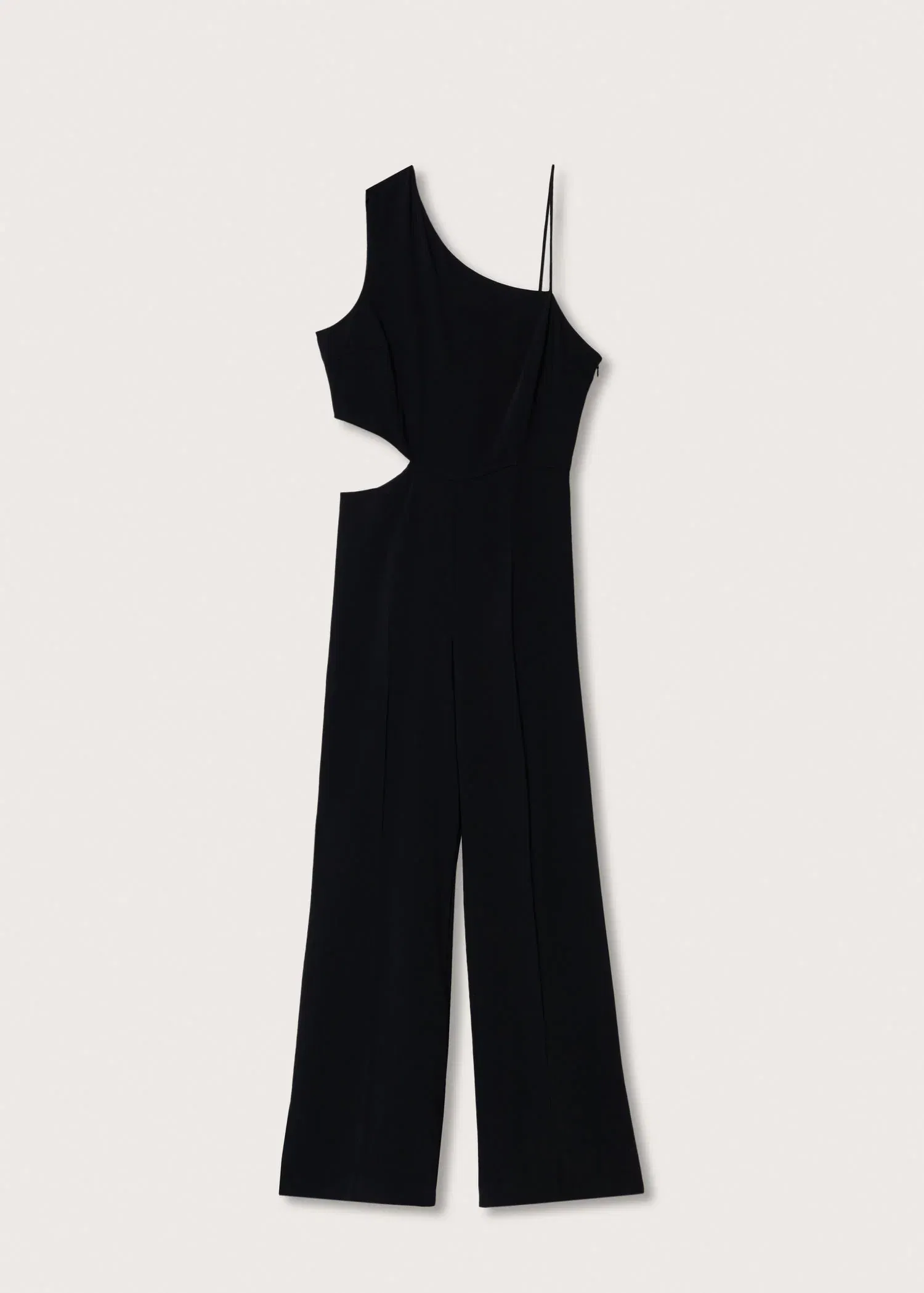 MANGO CutOut Detail Jumpsuit in Black Endource