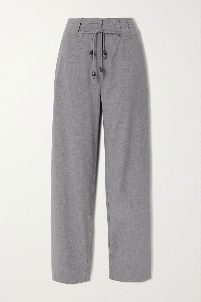 GANNI Woven wide-leg pants