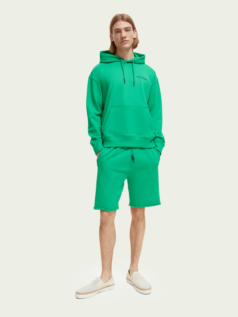 SCOTCH & SODA Unisex Organic Cotton Hoodie in  Green