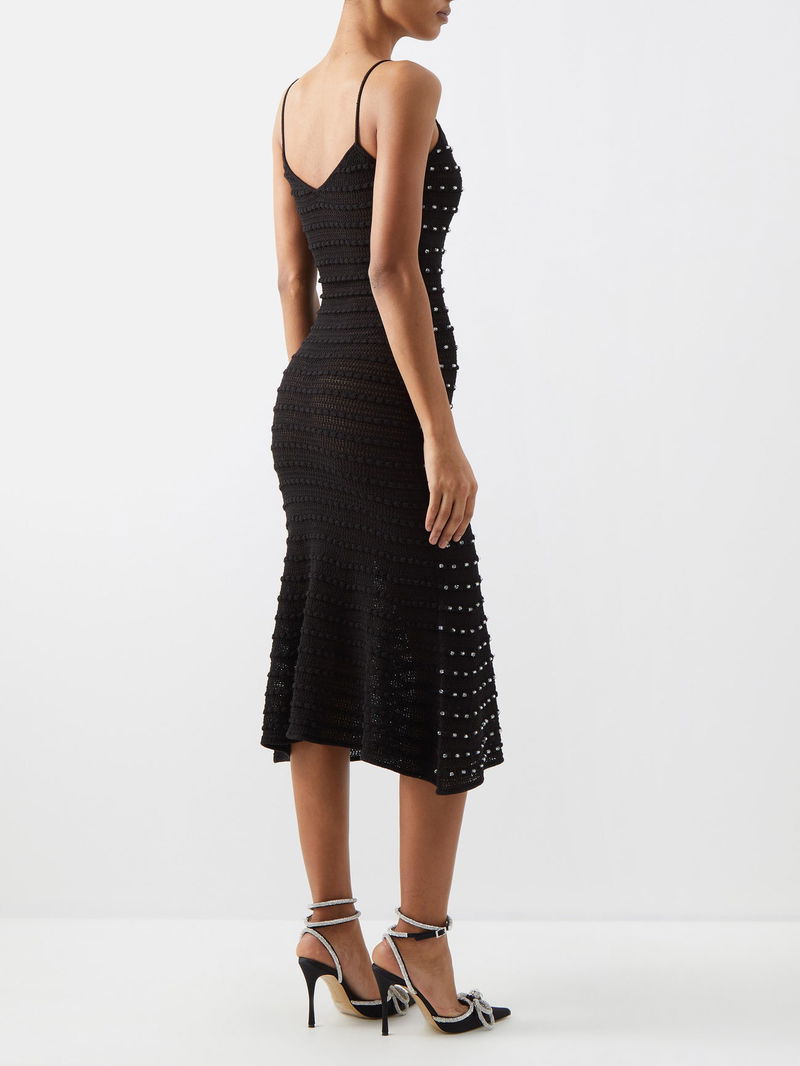 self portrait sweetheart crochet midi dress self portrait sweetheart crochet midi dress Yellow Floral Crochet Midi Dress self-portrait