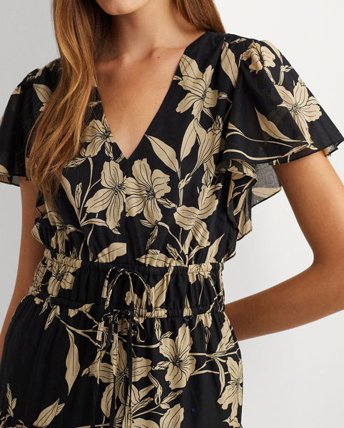 lauren ralph lauren floral cotton voile tiered maxi dress Lauren Ralph Lauren Floral Cotton Voile Tiered Maxi Dress