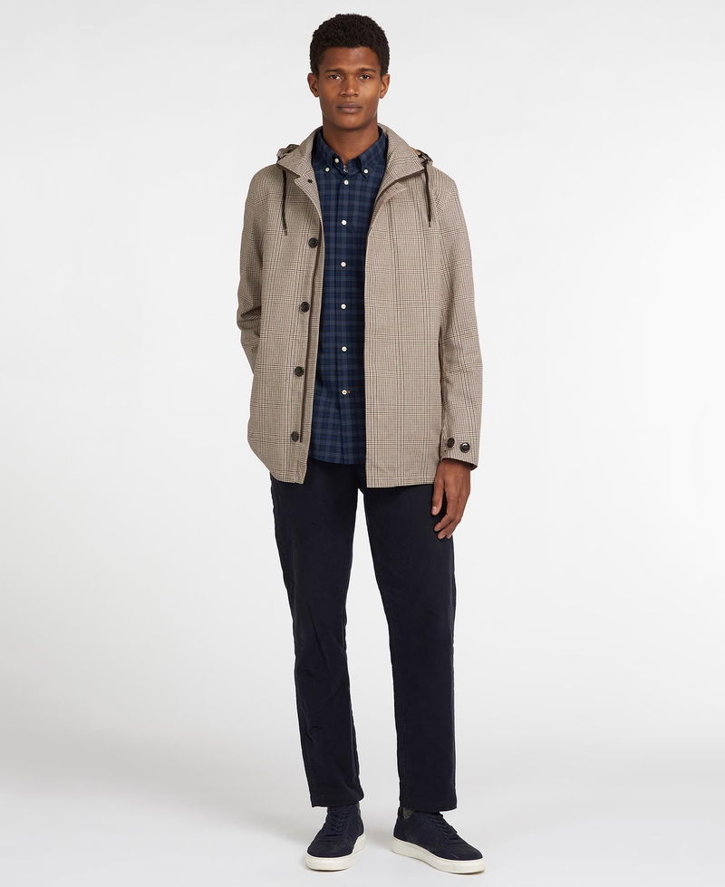 Barbour Copthorne Waterproof Breathable Jacket in Beige | Endource