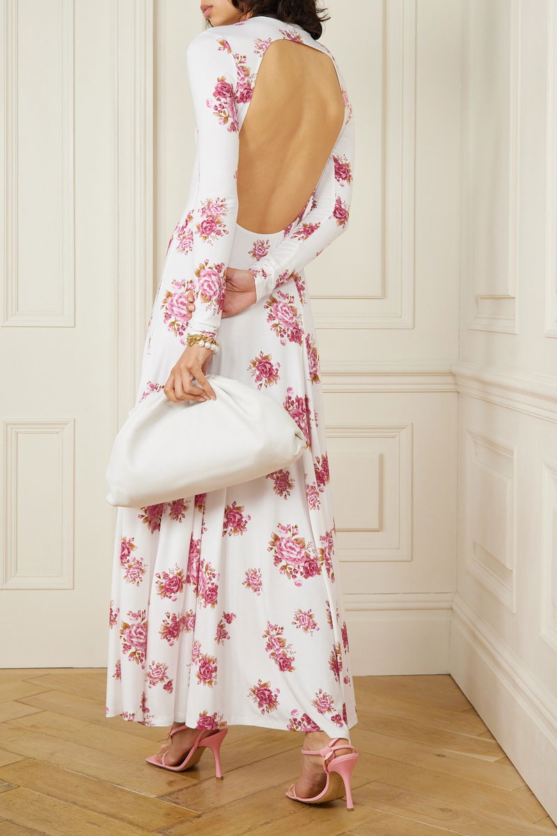 les reveries pink dress Les reveries 100% silk floral mini dress size 2