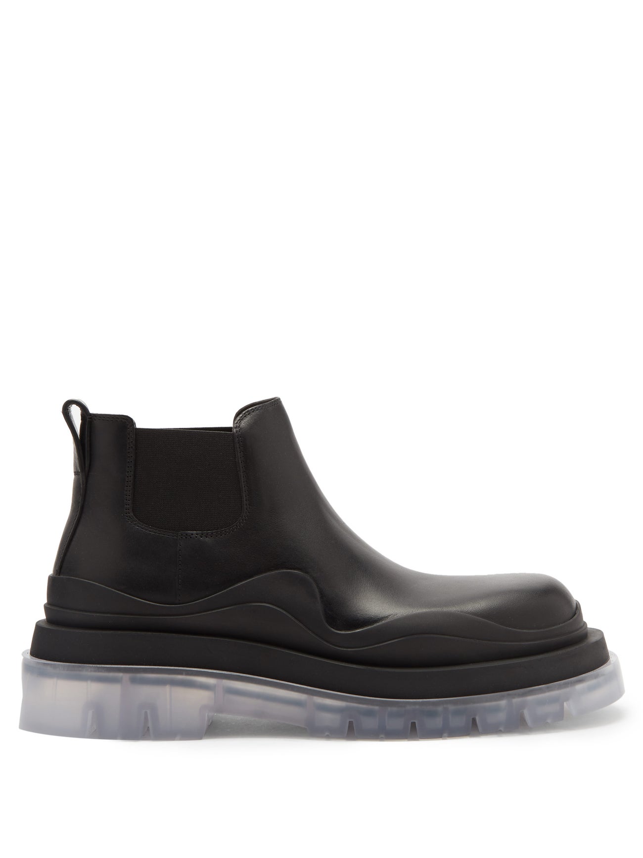 bv tire leather chelsea boots