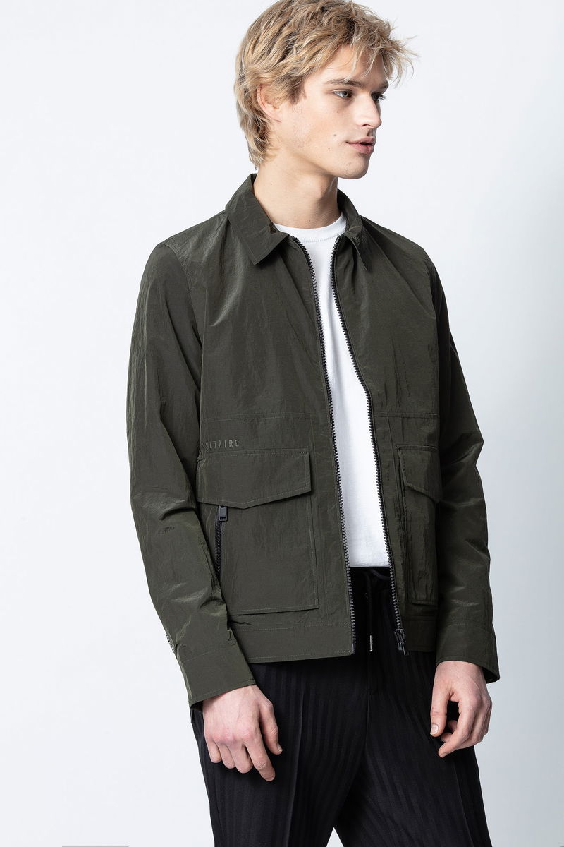 ZADIG & VOLTAIRE Bobby Jacket in Khaki | Endource